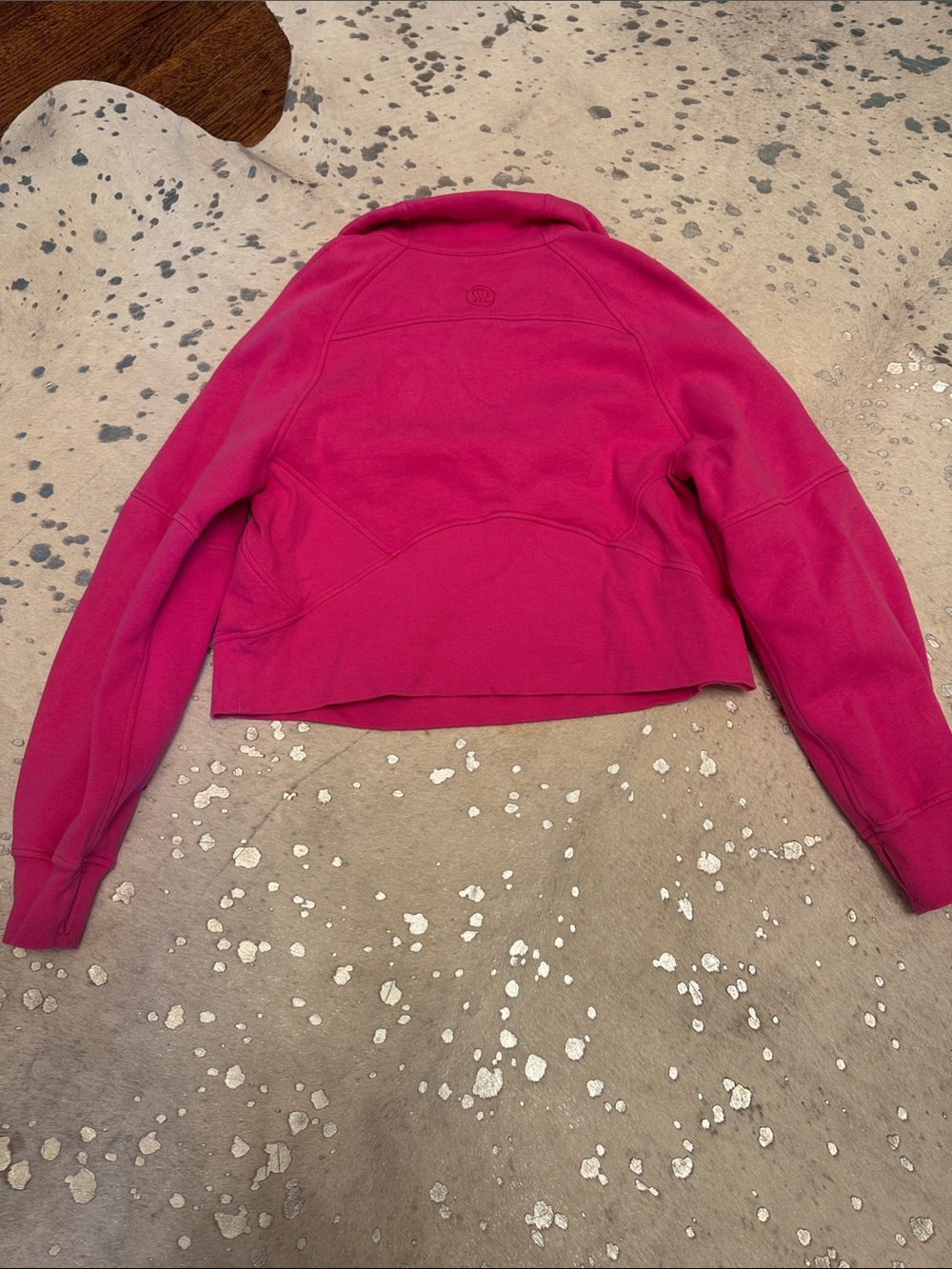 lululemon athletica Hot Pink Half-Zip Cowl Pullover - Picture 2 of 2